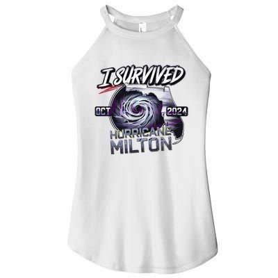 I Survived Hurricane Milton 2024 Women’s Perfect Tri Rocker Tank