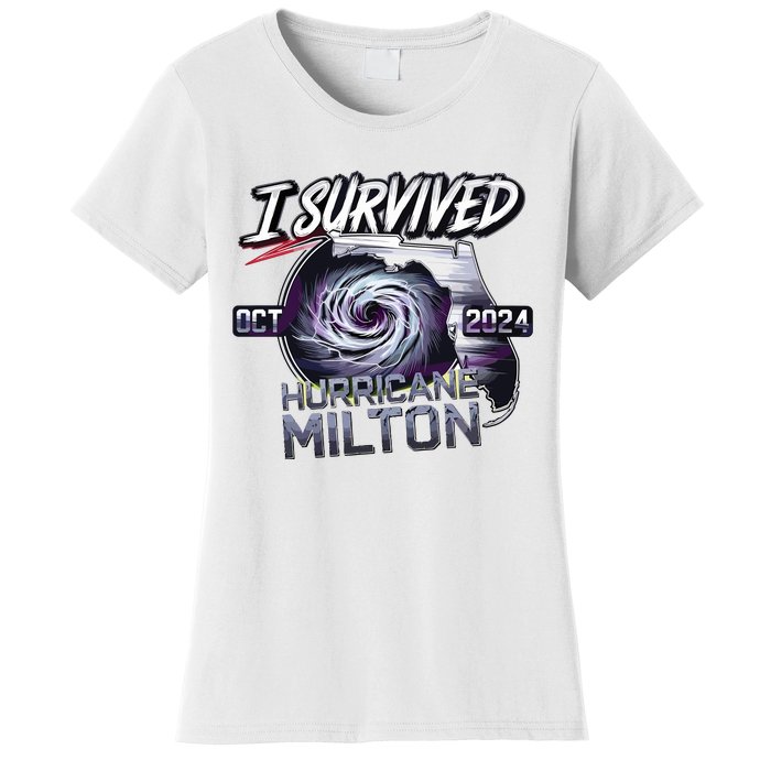 I Survived Hurricane Milton 2024 Women's T-Shirt