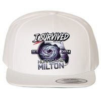 I Survived Hurricane Milton 2024 Wool Snapback Cap