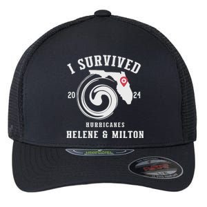 I Survived Hurricane Milton 2024 Flexfit Unipanel Trucker Cap