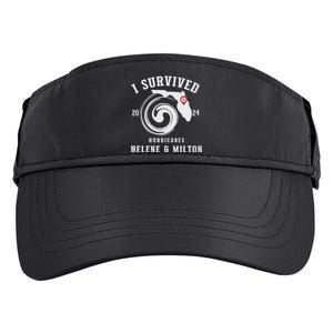 I Survived Hurricane Milton 2024 Adult Drive Performance Visor