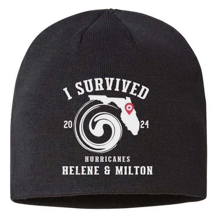 I Survived Hurricane Milton 2024 Sustainable Beanie