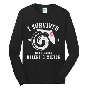 I Survived Hurricane Milton 2024 Tall Long Sleeve T-Shirt