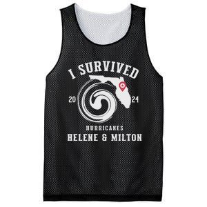 I Survived Hurricane Milton 2024 Mesh Reversible Basketball Jersey Tank