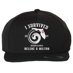 I Survived Hurricane Milton 2024 Wool Snapback Cap