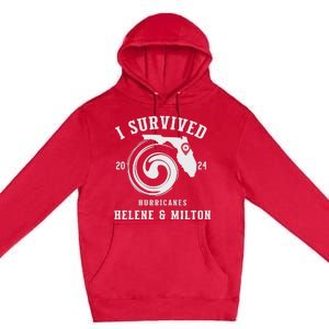 I Survived Hurricane Milton 2024 Premium Pullover Hoodie