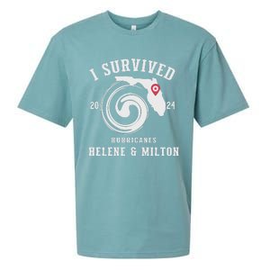 I Survived Hurricane Milton 2024 Sueded Cloud Jersey T-Shirt