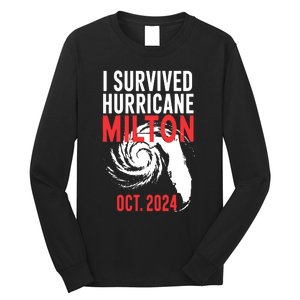 I Survived Hurricane Milton 2024 Long Sleeve Shirt