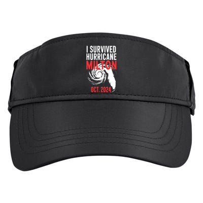 I Survived Hurricane Milton 2024 Adult Drive Performance Visor