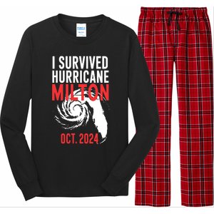 I Survived Hurricane Milton 2024 Long Sleeve Pajama Set