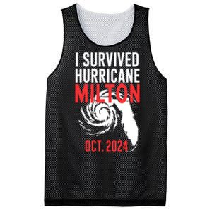 I Survived Hurricane Milton 2024 Mesh Reversible Basketball Jersey Tank