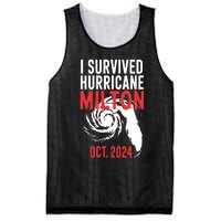 I Survived Hurricane Milton 2024 Mesh Reversible Basketball Jersey Tank