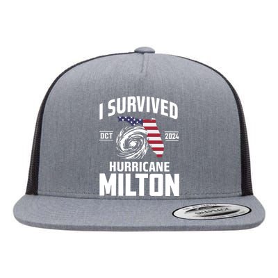 I Survived Hurricane Milton 2024 Flat Bill Trucker Hat