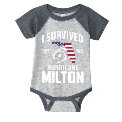 I Survived Hurricane Milton 2024 Infant Baby Jersey Bodysuit