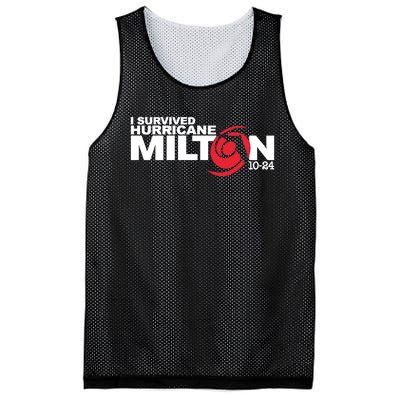 I Survived Hurricane Milton October 2024 Mesh Reversible Basketball Jersey Tank