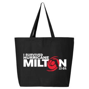 I Survived Hurricane Milton October 2024 25L Jumbo Tote