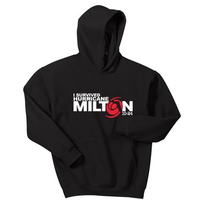 I Survived Hurricane Milton October 2024 Kids Hoodie