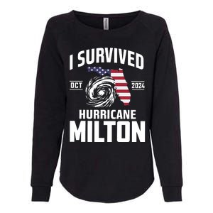 I Survived Hurricane Milton Womens California Wash Sweatshirt