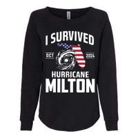 I Survived Hurricane Milton Womens California Wash Sweatshirt