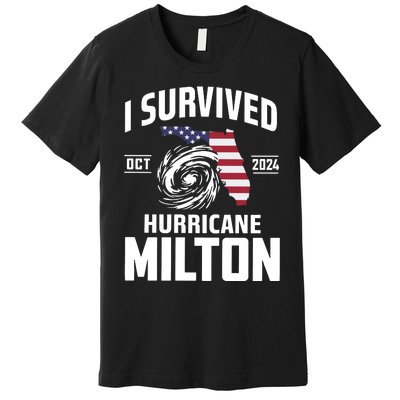 I Survived Hurricane Milton Premium T-Shirt