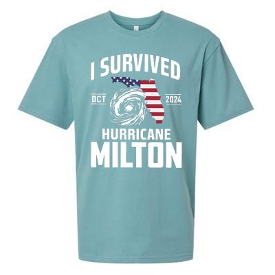 I Survived Hurricane Milton Sueded Cloud Jersey T-Shirt