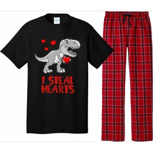 I Steal Hearts Dinosaur Valentines Day Pajama Set