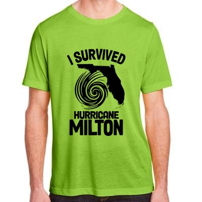 I Survived Hurricane Milton Florida Strong Adult ChromaSoft Performance T-Shirt