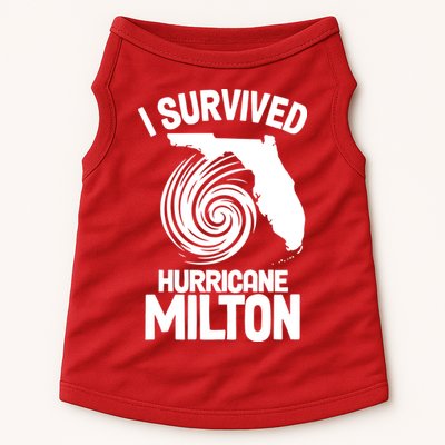 I Survived Hurricane Milton Florida Strong Doggie Tank