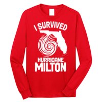 I Survived Hurricane Milton Florida Strong Long Sleeve Shirt