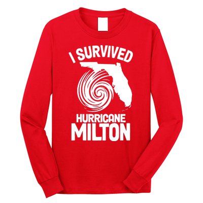 I Survived Hurricane Milton Florida Strong Long Sleeve Shirt