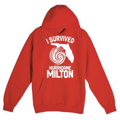 I Survived Hurricane Milton Florida Strong Premium Pullover Hoodie