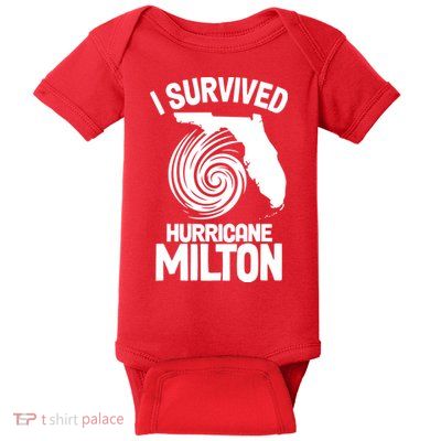 I Survived Hurricane Milton Florida Strong Baby Bodysuit