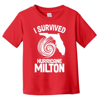 I Survived Hurricane Milton Florida Strong Toddler T-Shirt
