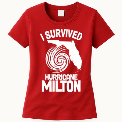 I Survived Hurricane Milton Florida Strong Womens T-Shirt