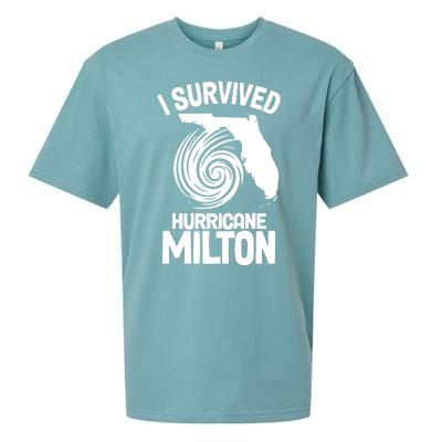 I Survived Hurricane Milton Florida Strong Sueded Cloud Jersey T-Shirt