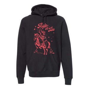 I Should Have Been A Cowgirl Player Bull Riding Premium Hoodie