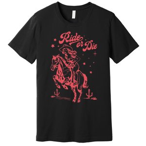 I Should Have Been A Cowgirl Player Bull Riding Premium T-Shirt