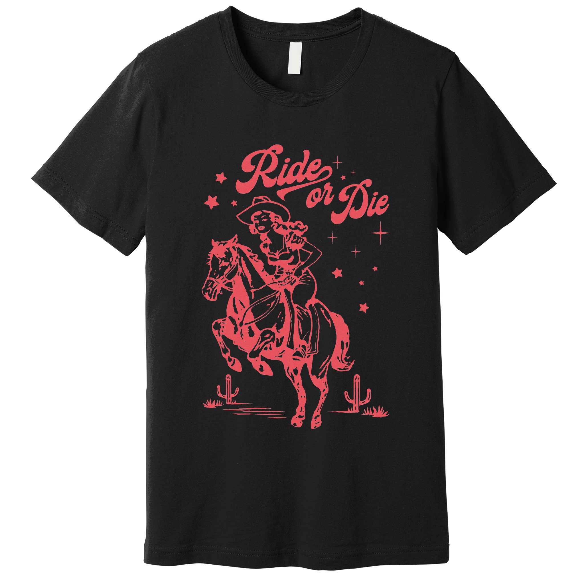 I Should Have Been A Cowgirl Player Bull Riding Premium T-Shirt
