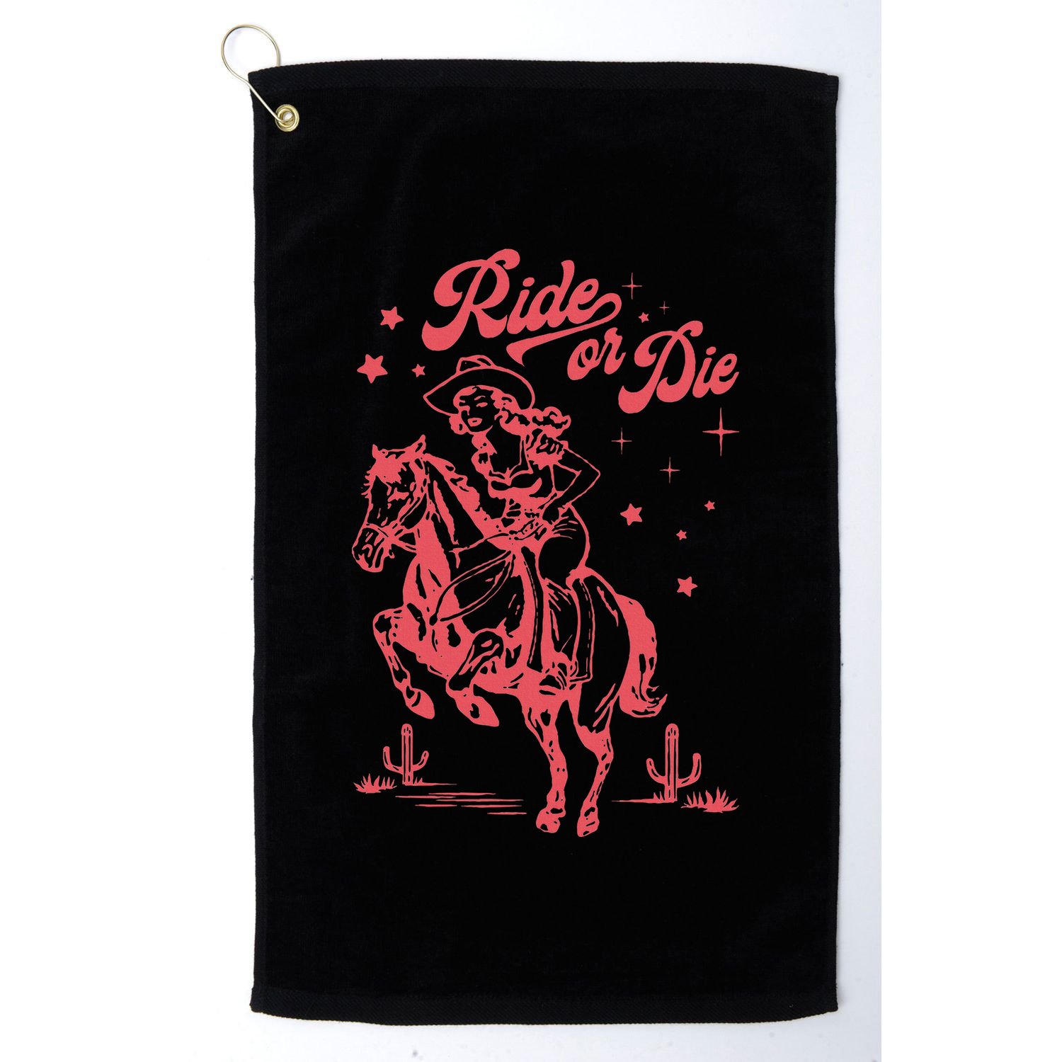 I Should Have Been A Cowgirl Player Bull Riding Golf Towel