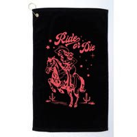 I Should Have Been A Cowgirl Player Bull Riding Golf Towel