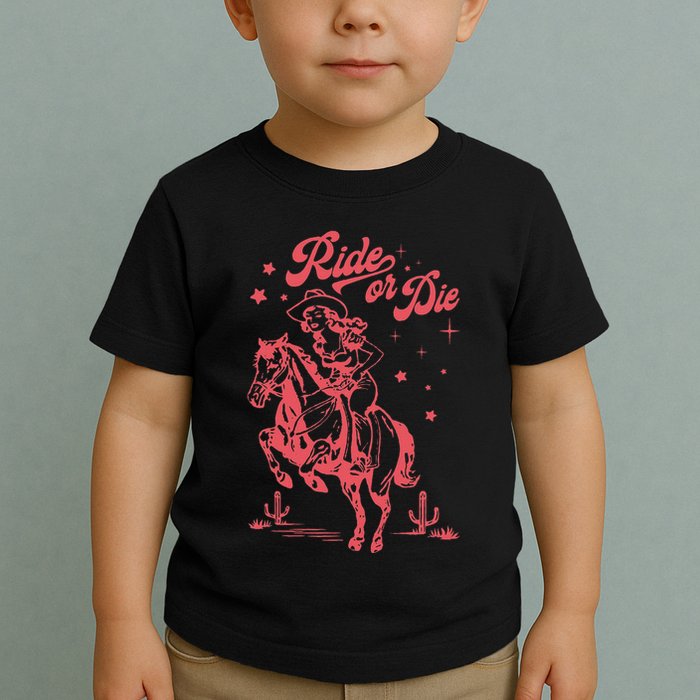 I Should Have Been A Cowgirl Player Bull Riding Toddler T-Shirt