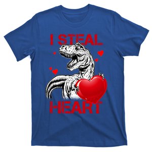 I Steal Hearts Dinosaur T Rex Valentines Day Gift T-Shirt