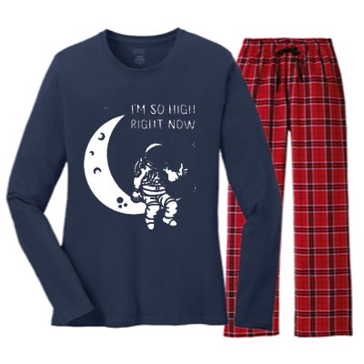 I'm So High Right Now Women's Long Sleeve Flannel Pajama Set 