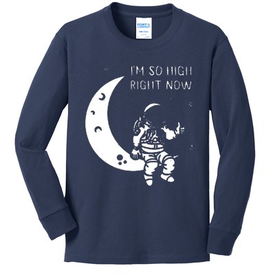 I'm So High Right Now Kids Long Sleeve Shirt