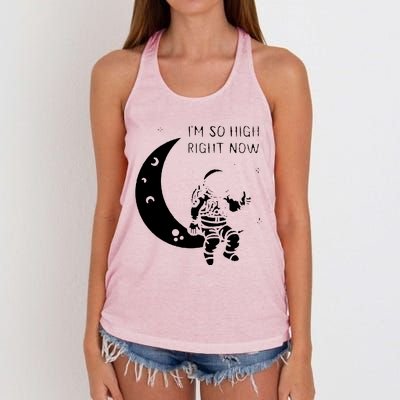 I'm So High Right Now Women's Knotted Racerback Tank