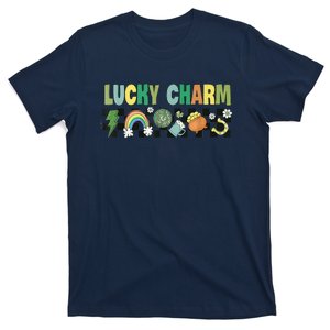 Irish Shamrock Happy St Patricks Day Checkered T-Shirt