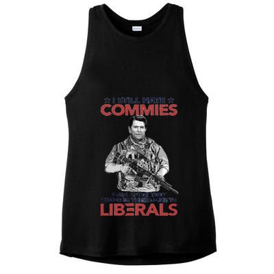 I Still Hate Commies Even After They Changed Their Name To Liberals Ladies PosiCharge Tri-Blend Wicking Tank