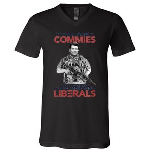 I Still Hate Commies Even After They Changed Their Name To Liberals V-Neck T-Shirt