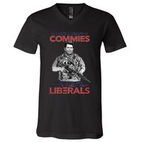 I Still Hate Commies Even After They Changed Their Name To Liberals V-Neck T-Shirt