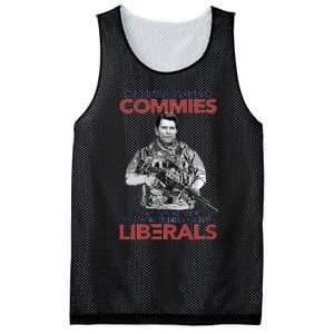 I Still Hate Commies Even After They Changed Their Name To Liberals Mesh Reversible Basketball Jersey Tank